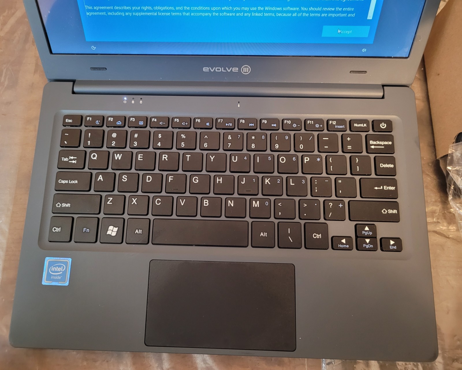 Evolve III Maestro E-Book 11.6” 64GB eMMC Celeron N3450 4GB RAM Win 10 Laptop