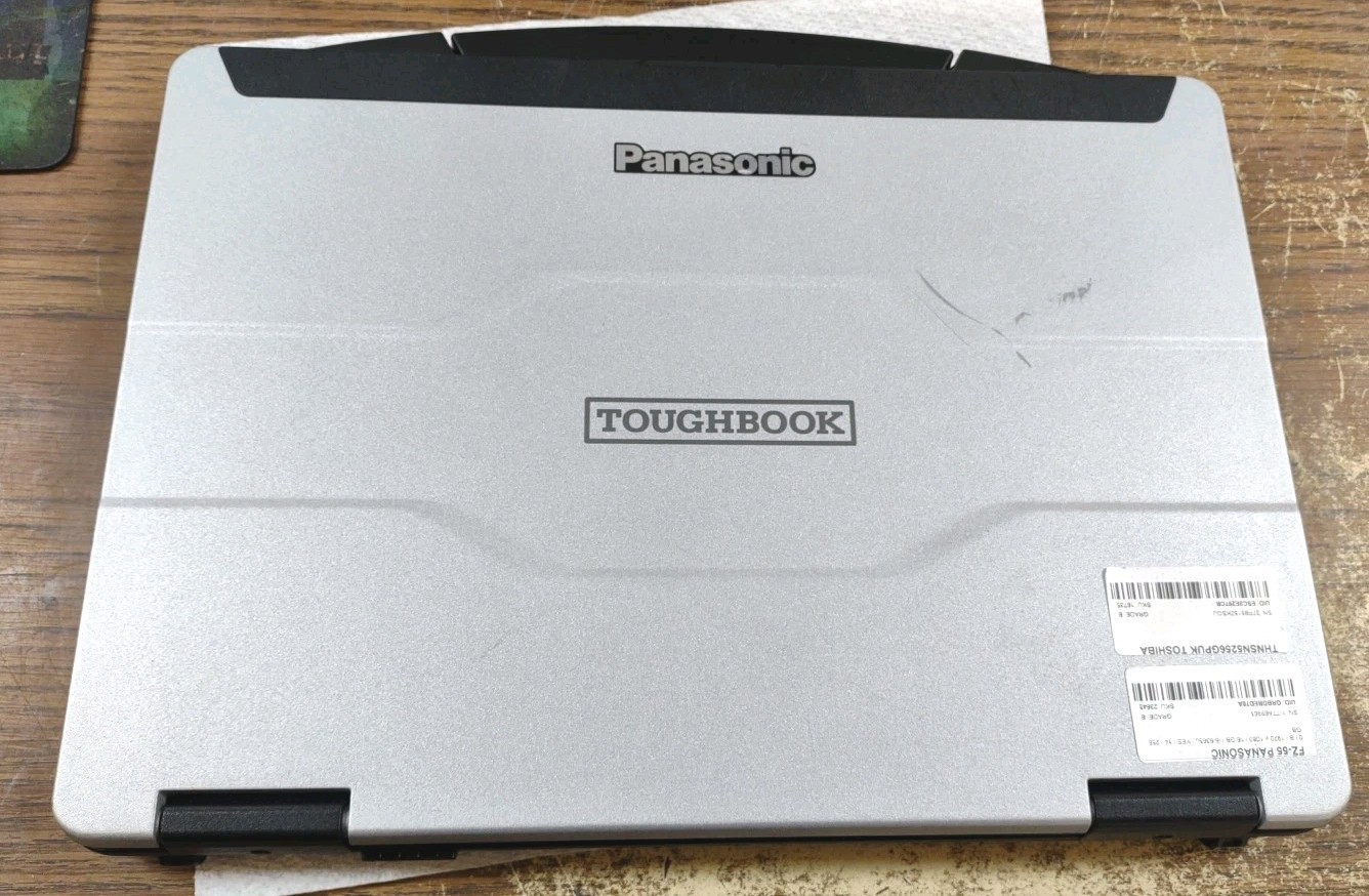 Panasonic ToughBook FZ-55 W/ i5-8365U, 256GB SSD, 16GB RAM. NON TOUCH