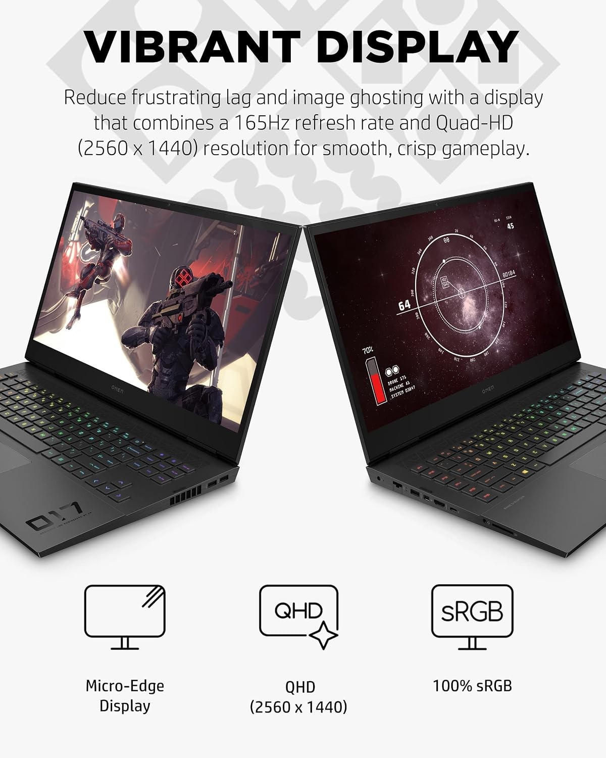 HP Omen Notebook 4V372AV Intel Core i7 Nvidia RTX 3070 17.3″ QHD Screen 16GB