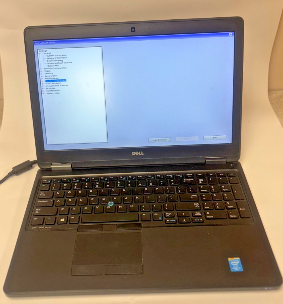 DELL LATITUDE E5550 I5-5300U 2.30GHz NO HDD NO CHARGER LAPTOP