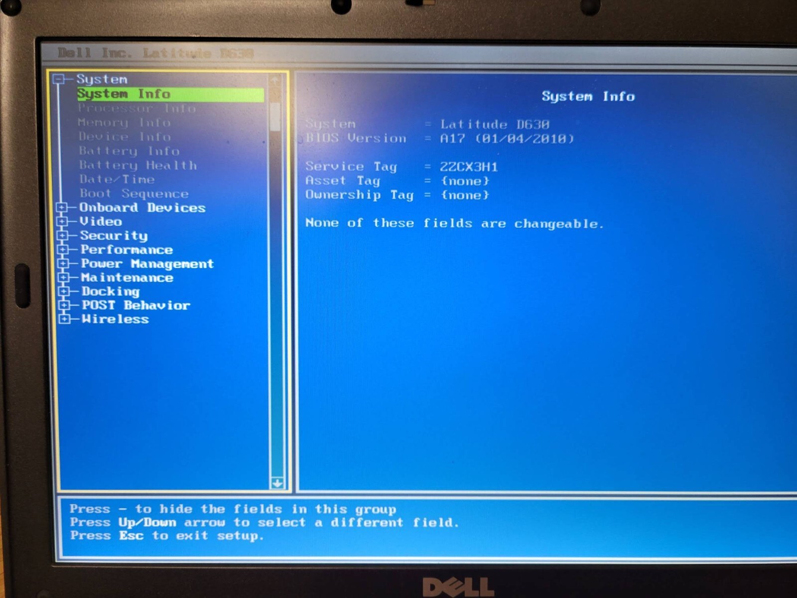 Dell D630 (4GB/250GB/2.4GHz Core2Duo/DVD RW/WiFi/Bluetooth) RS232 DB9 + Dock