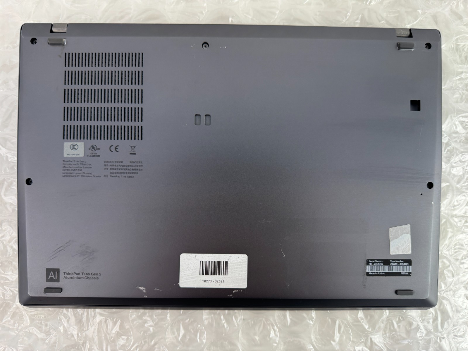 Lenovo ThinkPad T14s Gen 2 i7-1185G7 16GB 256GB SSD 14″ FHD Win 11 Pro