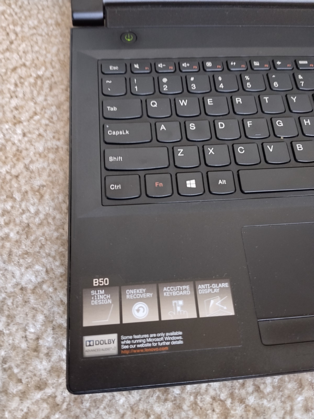 Lenovo B50-45 15.6″ AMD A8 16GB RAM 256GB SSD – Ready to be used of the Box
