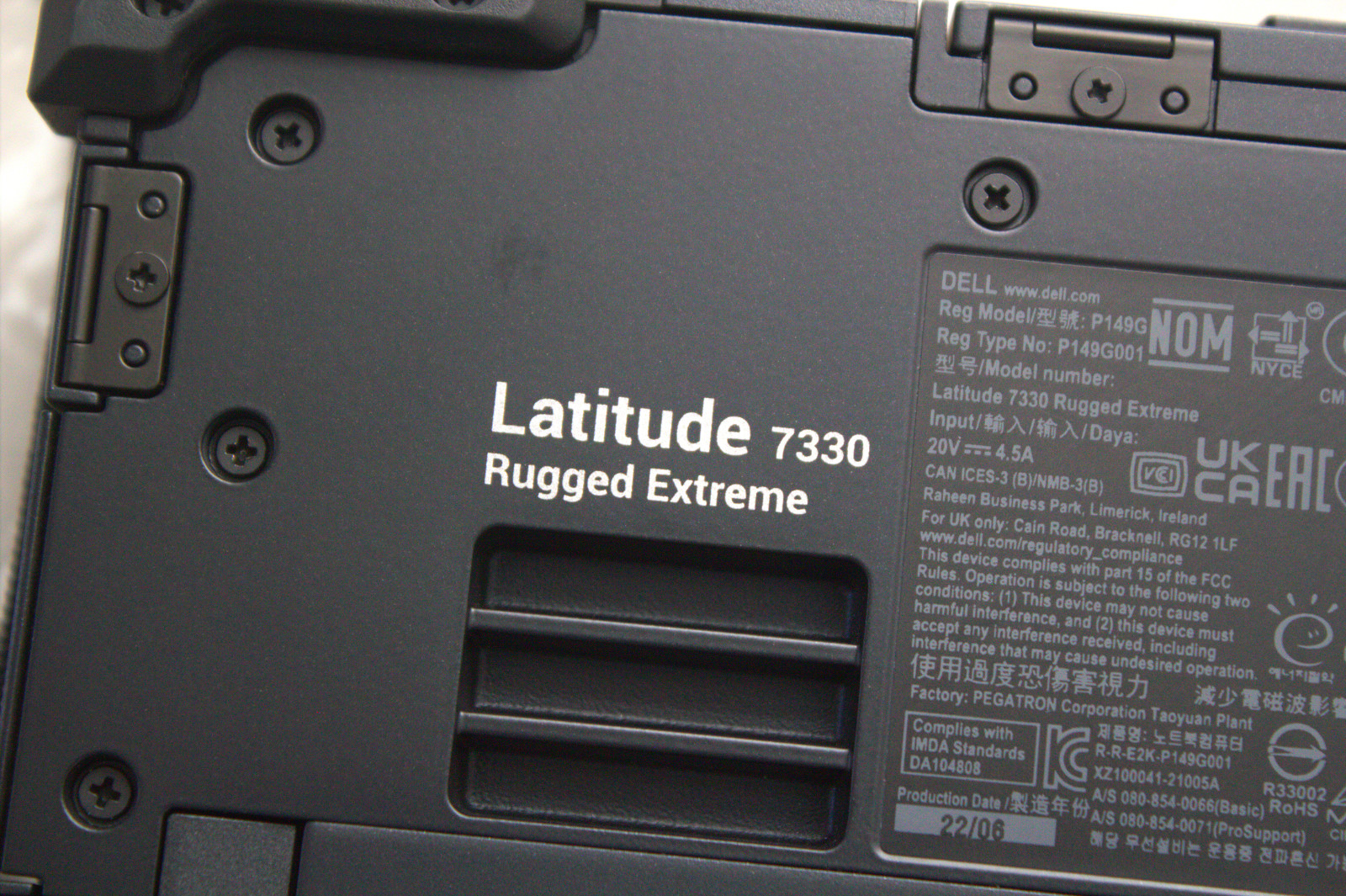 Dell Latitude 7330 Rugged Extreme i5-1145G7 New 2TB SSD 16GB RAM Fingerprint