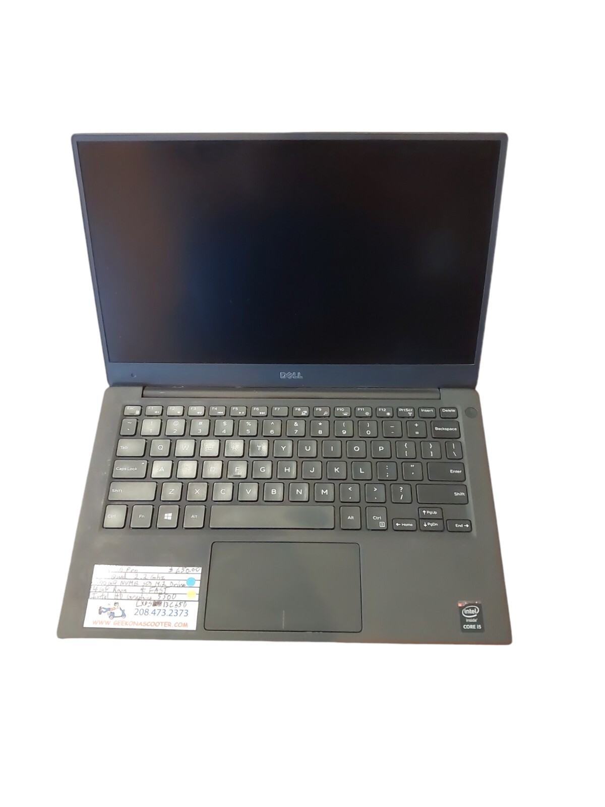 Dell XPS 13 9343 Laptop 2.2 GHz i5-5200U 4GB RAM, 256 NVME SSD, Win10 Pro