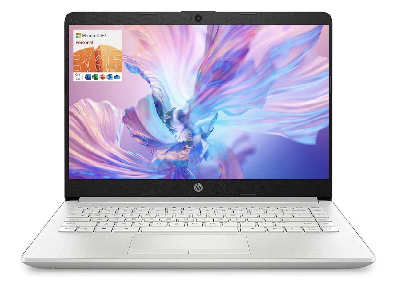 HP Portable Laptop, Student and Business, 14″ HD Display, Intel Quad-Core N4120,