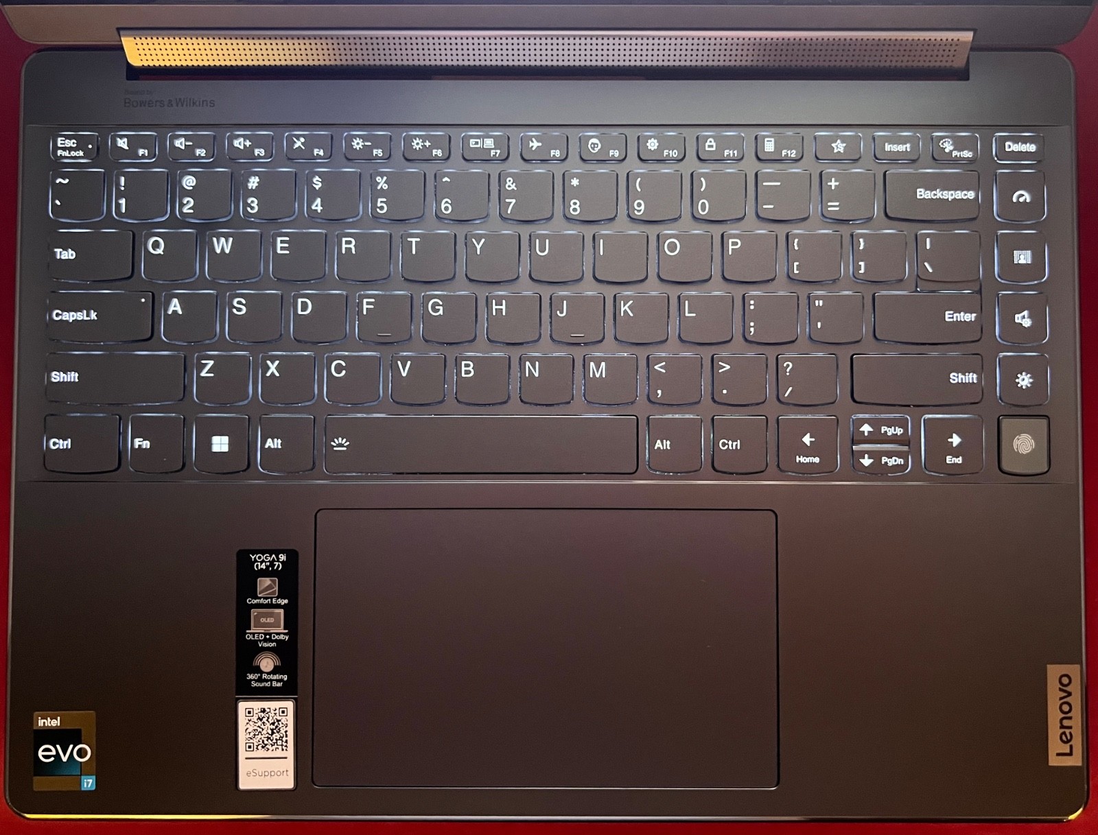 4K LENOVO YOGA 9i 14″ CONVERTIBLE LAPTOP 512GB SSD 16GB RAM INTEL i7-1260P +CASE