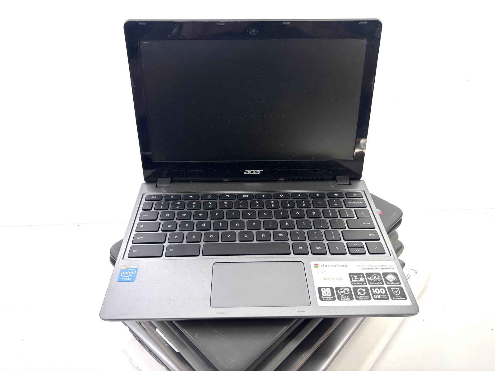 LOT x8: Mixed Chromebooks – ASUS, Acer, Lenovo, Dell, HP