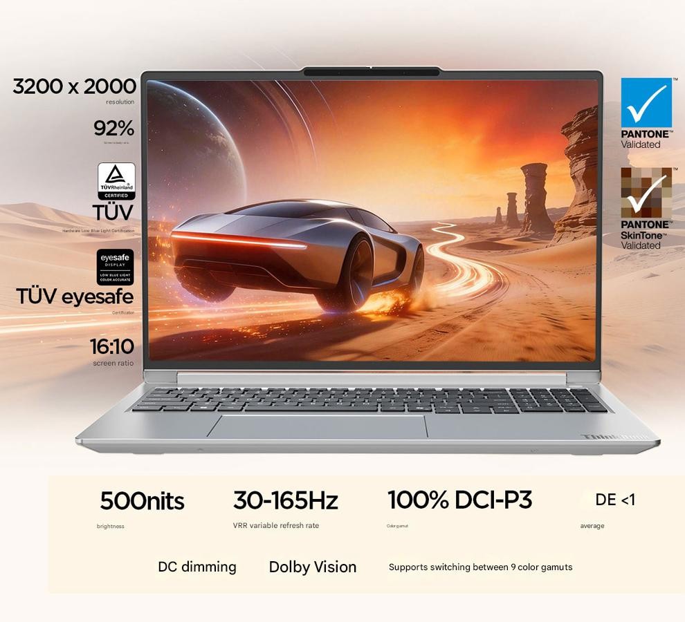 Lenovo ThinkBook 16+ 2026 Laptop Intel Cor Ultra X7 358H 16″ 3.2K 165Hz Screen