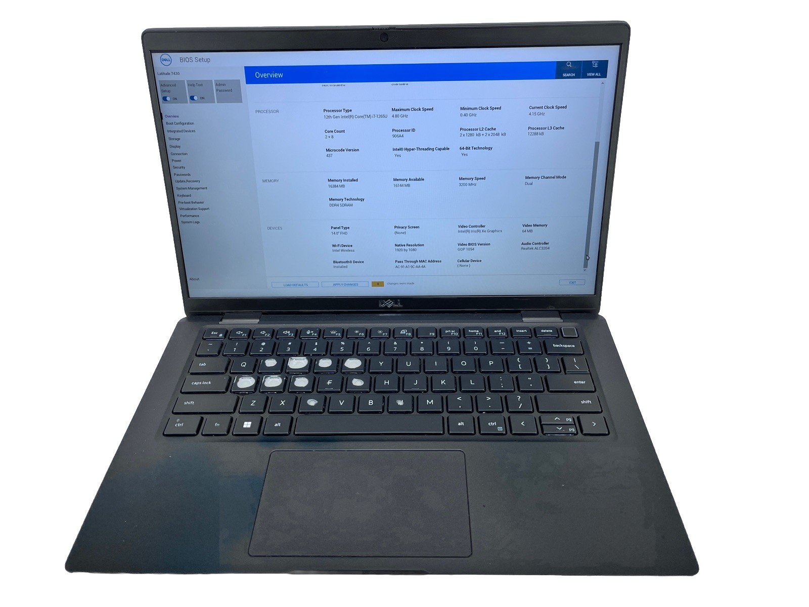 Dell Latitude 7430 14″ FHD i7-1265U @ 3.6GHz 16GB 256GB *GRADE C*