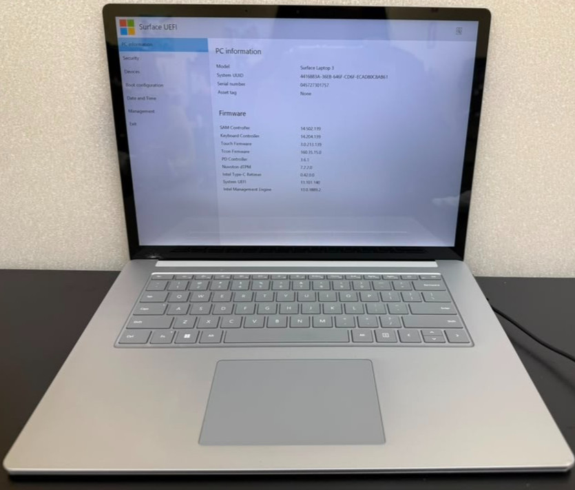 Microsoft Surface Laptop 3 15″ i7-1065G7 16GB 512GB Win 11 Pro- Read descr