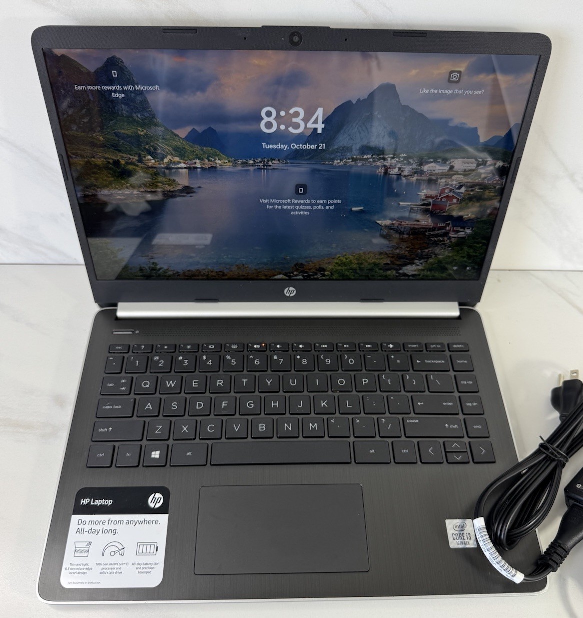 HP 14″ 14-dq1033cl FHD Laptop (i3-1005G1) – 4GB RAM – 128GB SSD – WIN11HOME