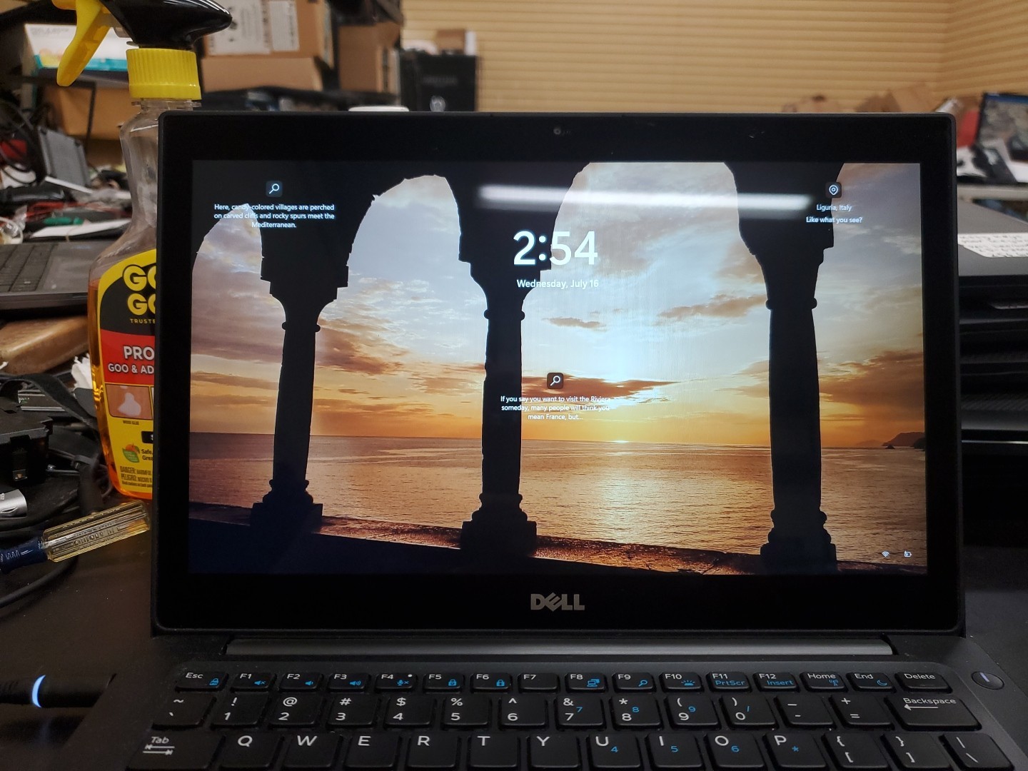 Dell Latitude 7280 Touchscreen 256GB SSD, i5-6300U 16GB Laptop 71625-2 K Poor KB
