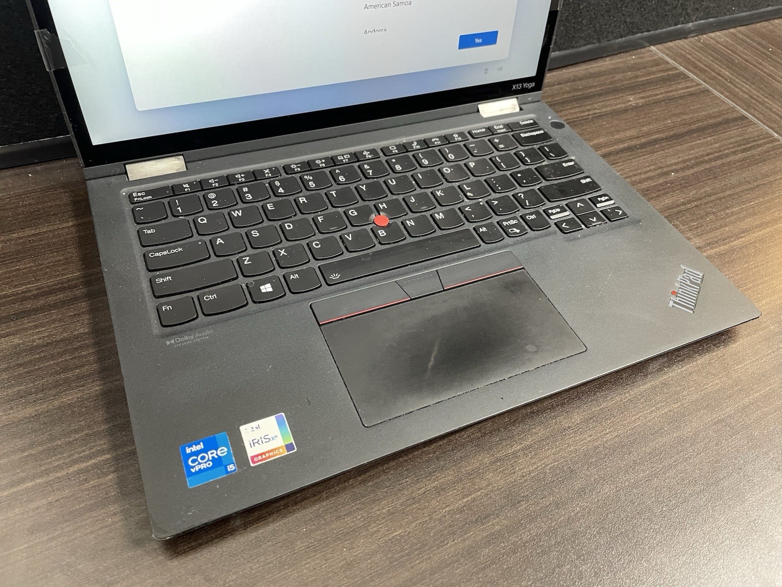 Lenovo ThinkPad X13 Yoga Gen 2 i5-1145G7 8GB RAM 256GB SSD *read*