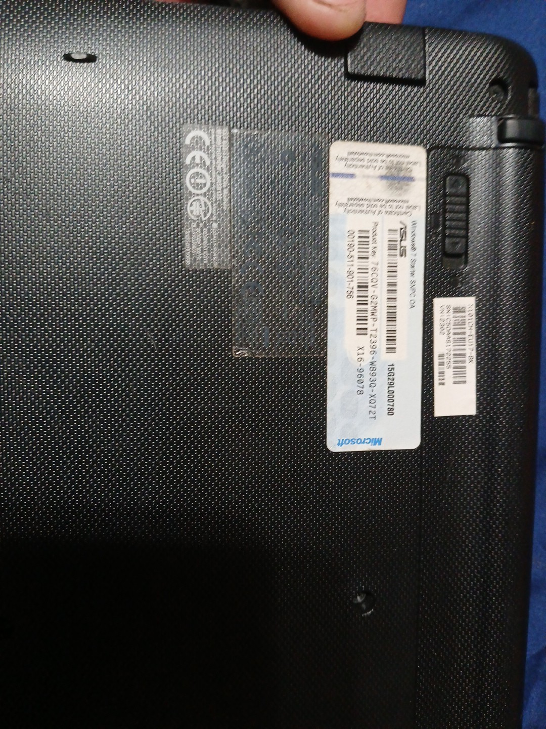 ASUS Eee Pc X101CH 10.1” Netbook Computer Untested For Parts Or Repair