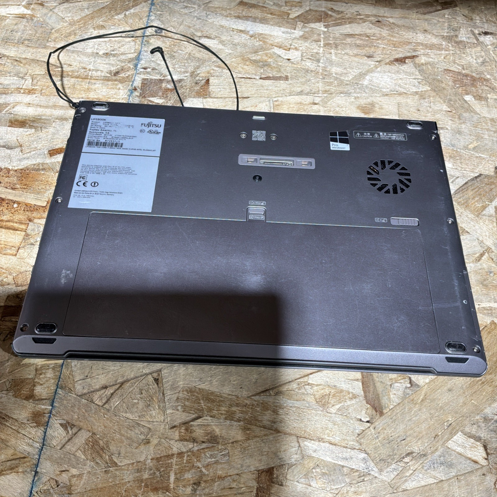 FUJITSU LIFEBOOK T936 LAPTOP i7-6600u 2.3GHZ 16GB RAM TOUCH 256 GB SSD C473