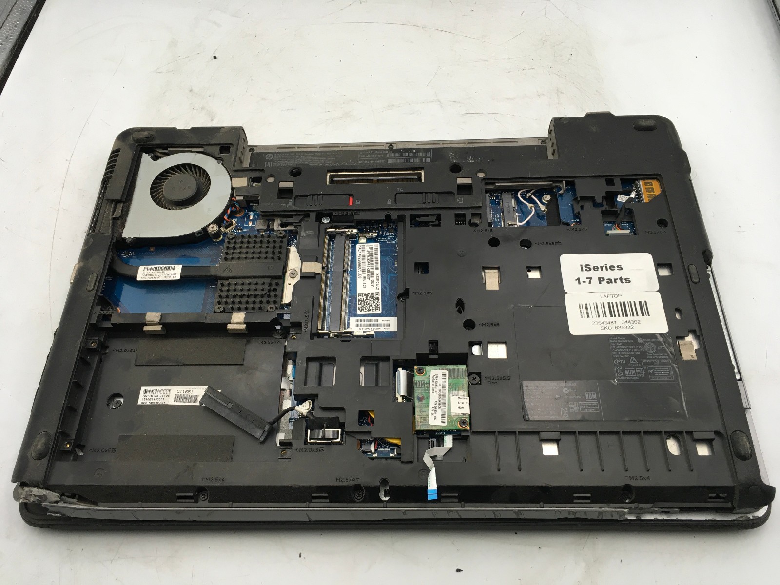 HP PROBOOK 650 G1 – FOR PARTS – INTEL I5 4TH GEN – NO RAM – BROKEN LCD -READ- BB