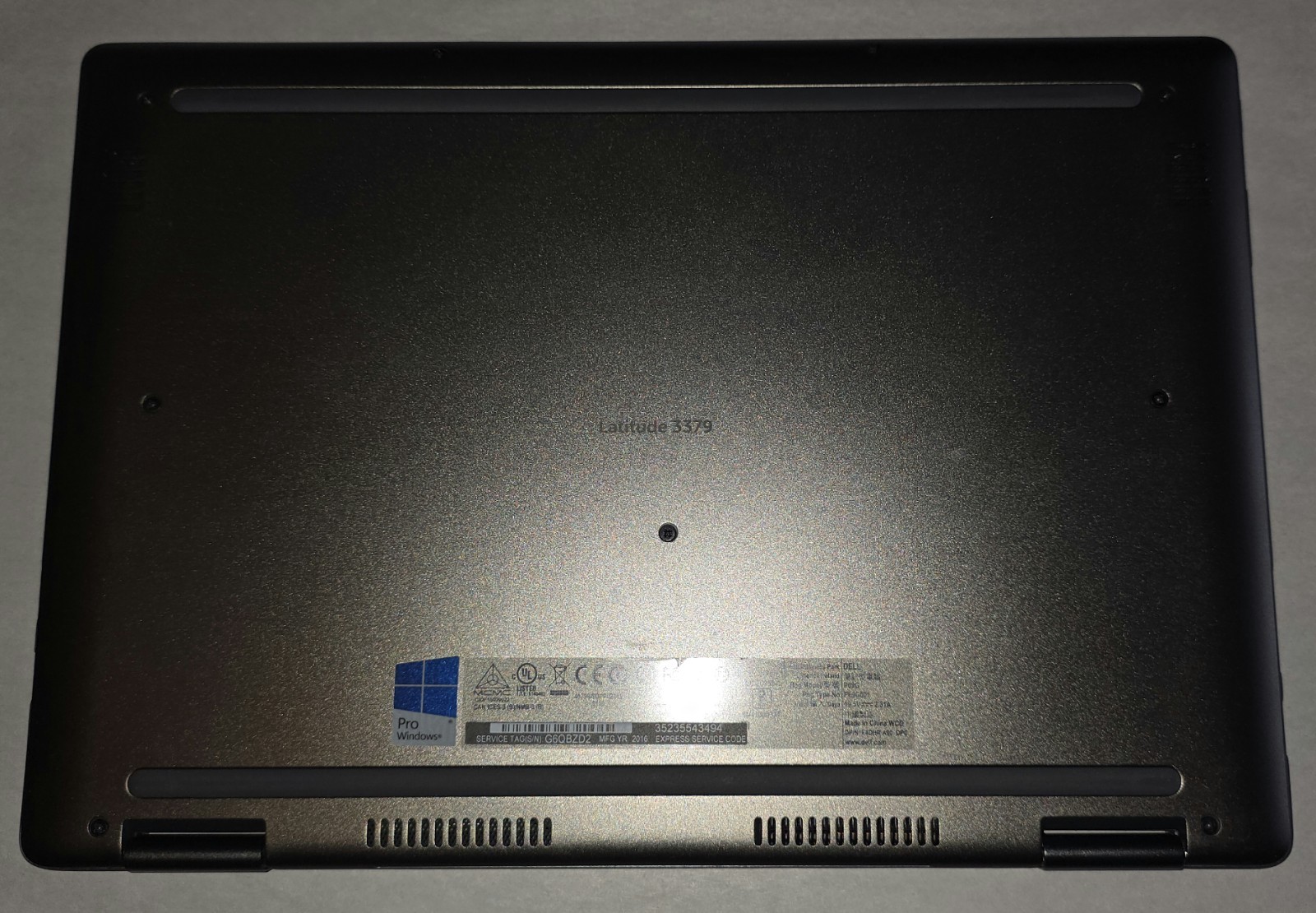 Dell Latitude 3379 13.3″ 2in1 Laptop Intel i3-6006U 8GB RAM 256GB M.2 Windows 11