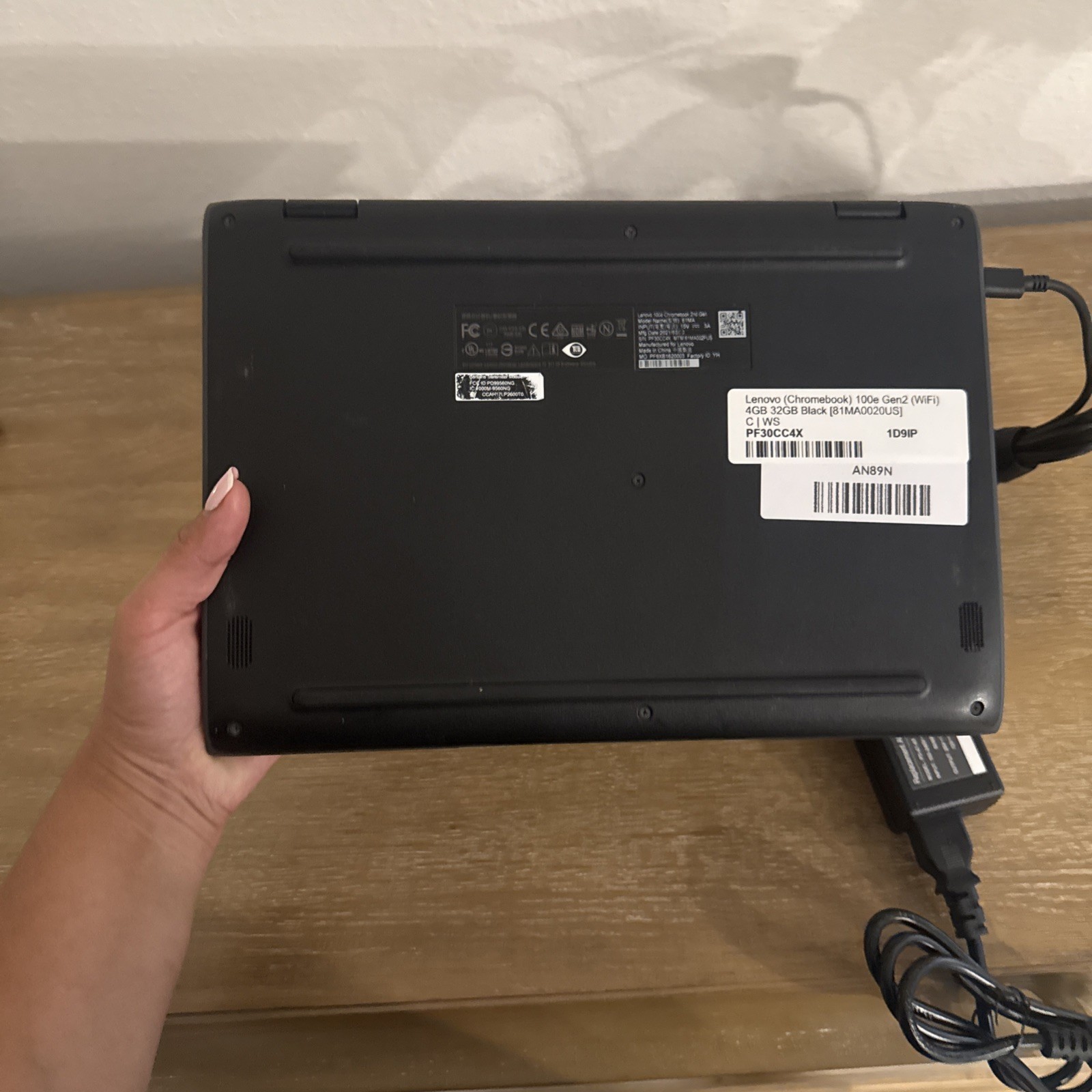 Lenovo 100e 2nd Gen. 81MB 11.5″ Intel Celeron 4020 4GB RAM 32GB SSD Win 10Pro