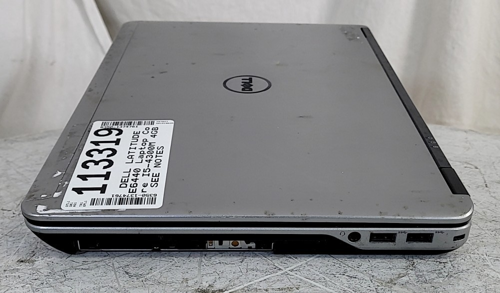 DELL LATITUDE E6440 Laptop Core I5-4300M 4GB SEE NOTES