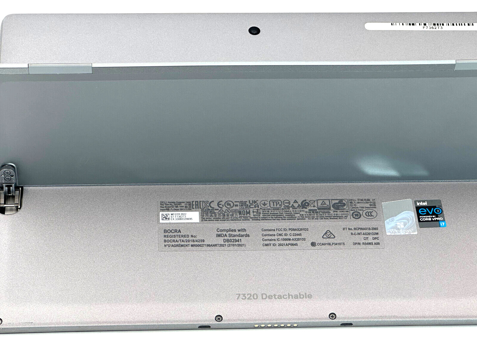 Dell Latitude 7320 Tablet PC 13 Inch Intel i5-11th Gen 16GB DDR4 Ram 256GB NVMe.