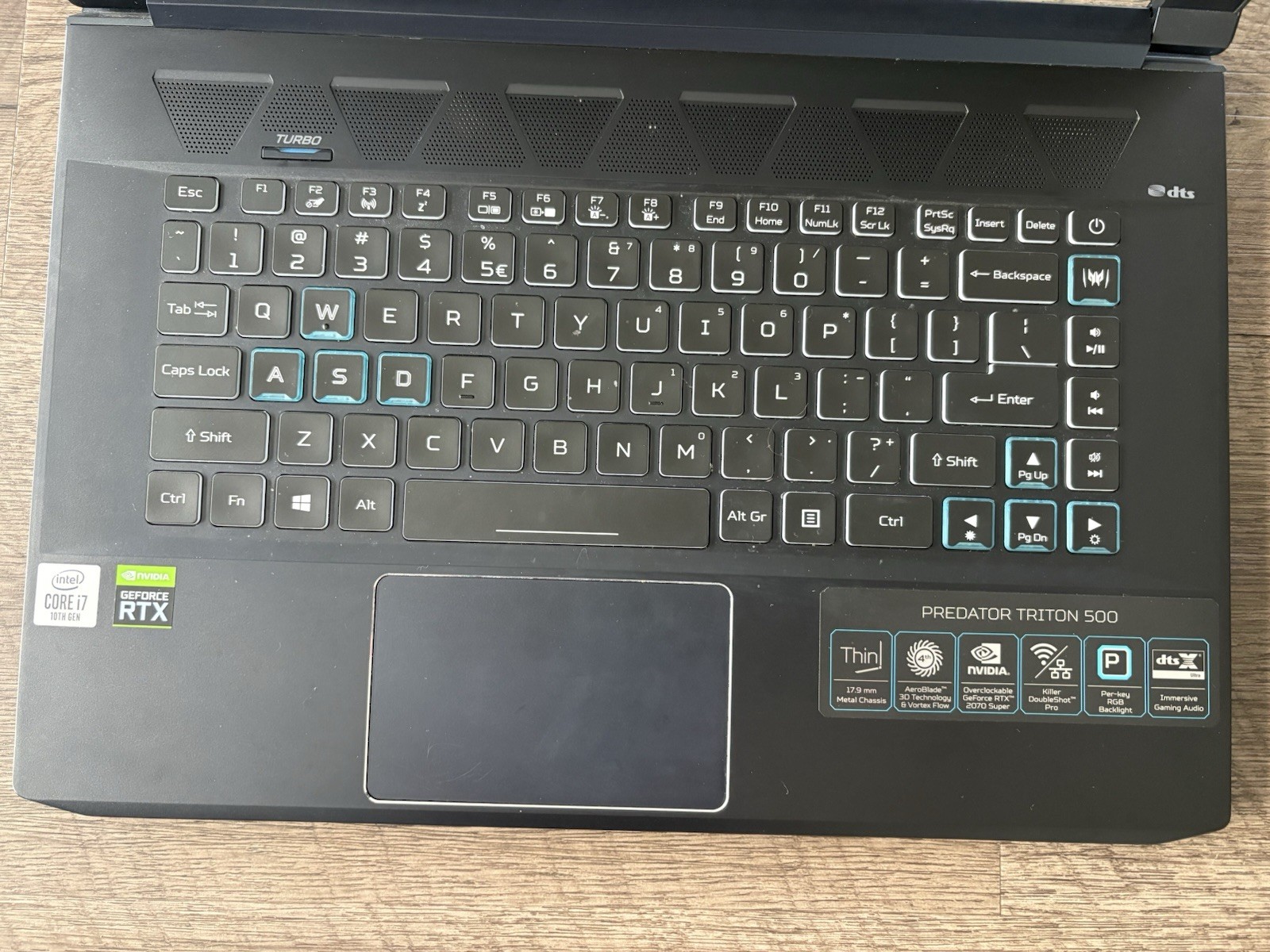 Acer Predator Triton 500 PT515-52-73L3 15.6″ (512GB SSD, Intel Core i7 10th…
