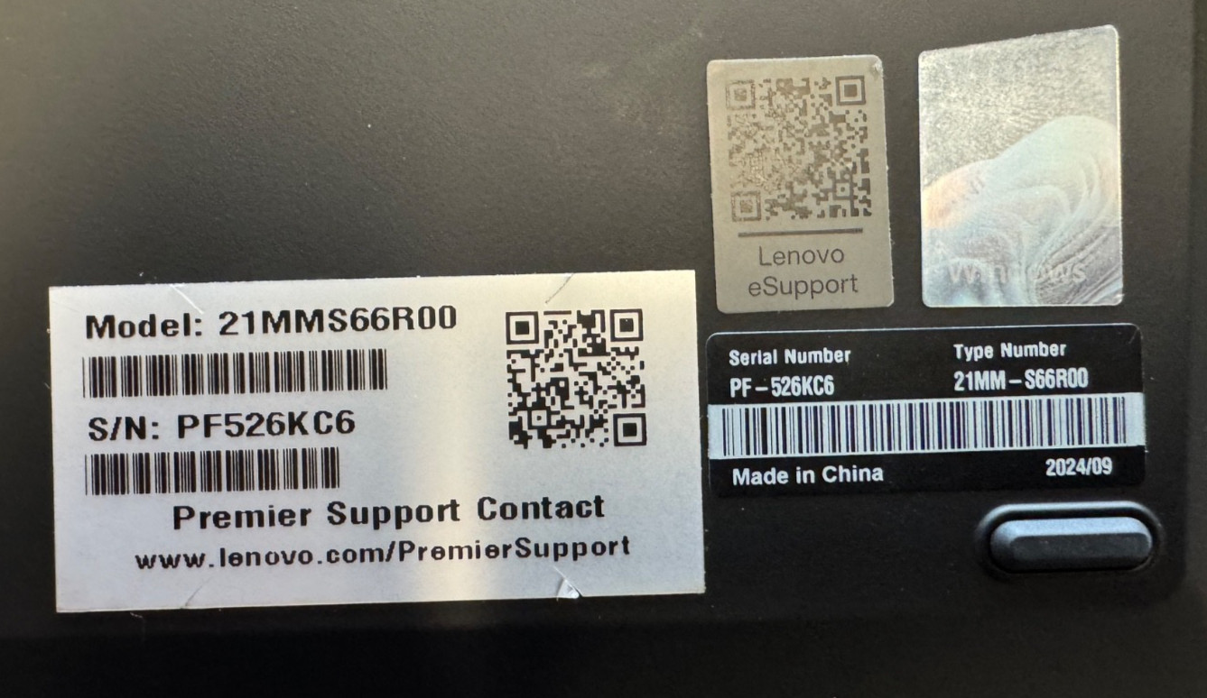 Lenovo ThinkPad T14 Gen 5 i7-155U Ultra/48GB RAM/1TB SSD Windows 11 Pro