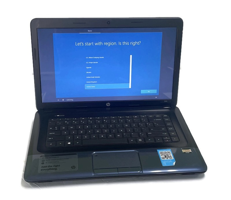 HP 2000 – 2b19WM Laptop Computer 300GB 8GB AMD E-300 1.30GHz Windows 10 – READ!!