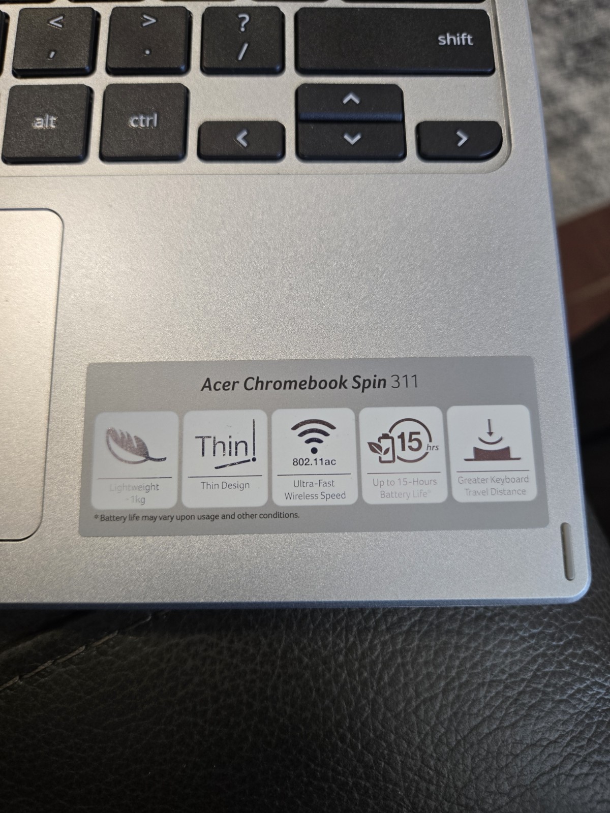 Acer Convertible Chromebook Spin 311, 11.6″ HD IPS Touch 4GB RAM, 32GB eMMC