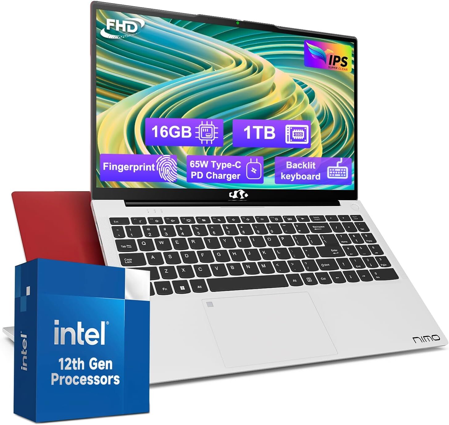 NIMO 15.6 FHD Student Laptop 8/16GB RAM 1TB SSD Intel Pentium N100 Win11 Wifi6