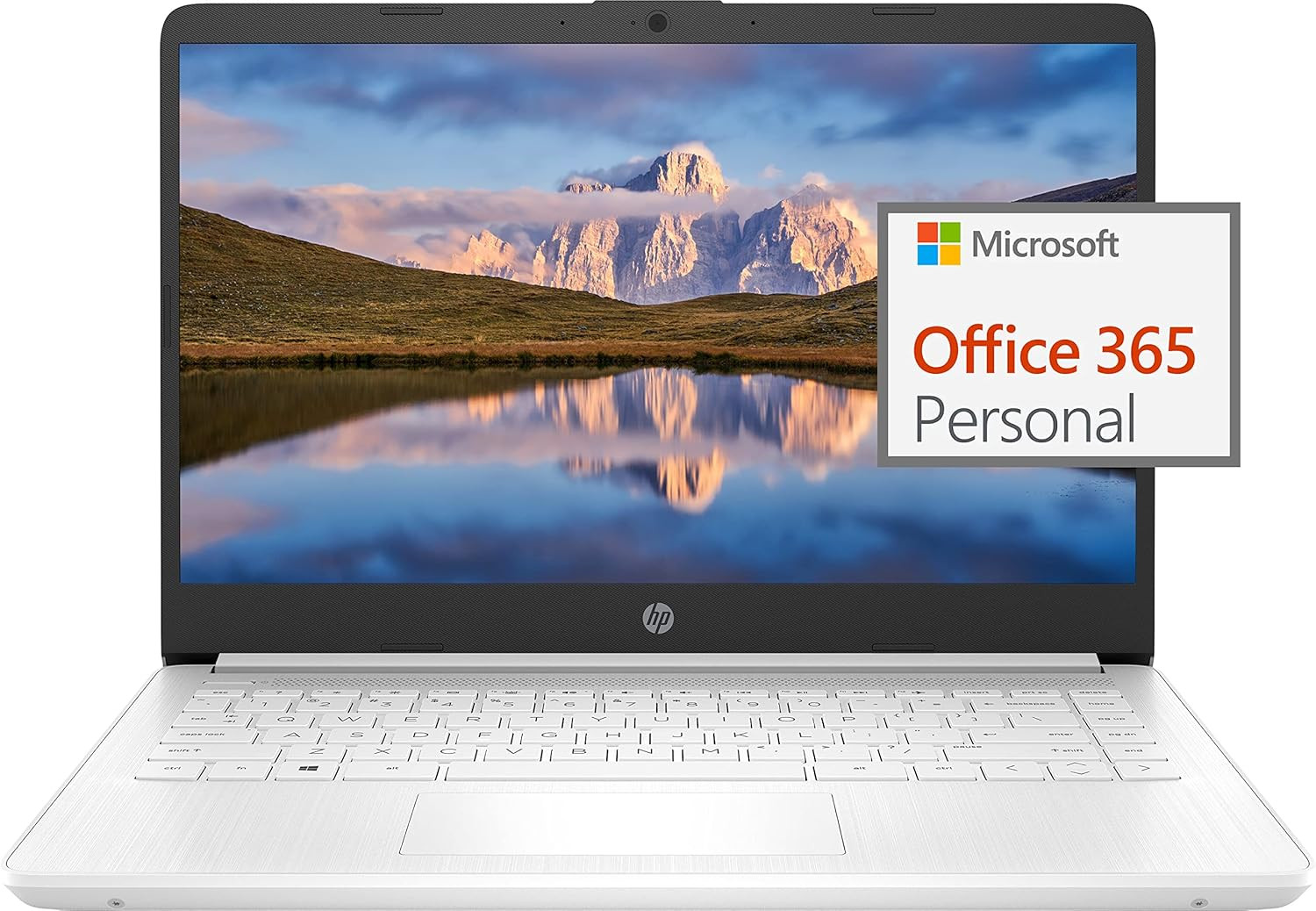 HP 14″ Ultralight Laptop, Intel Quad-Core, 8GB RAM, 192GB Storage, Win 11 S