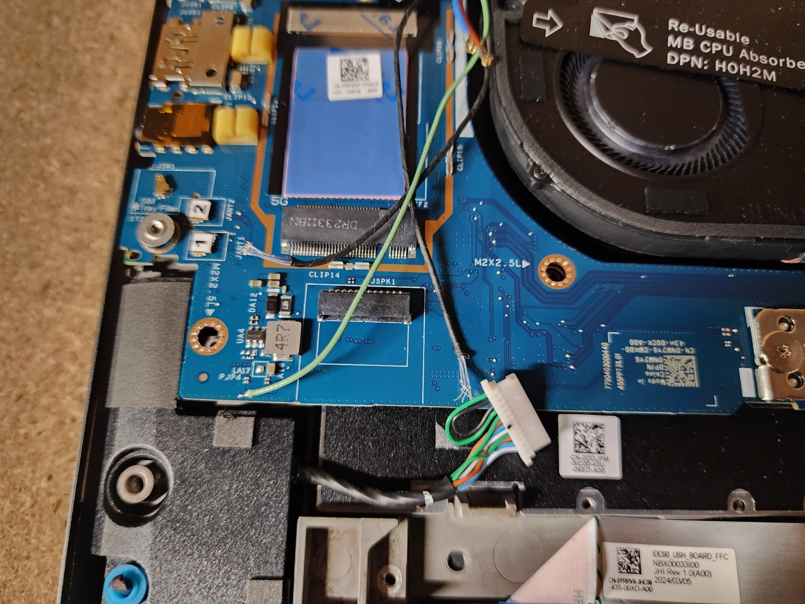 Dell Latitude 7640 16″ Core i7-1365U 32GB RAM No HDD/OS/Batt See Desc | Parts