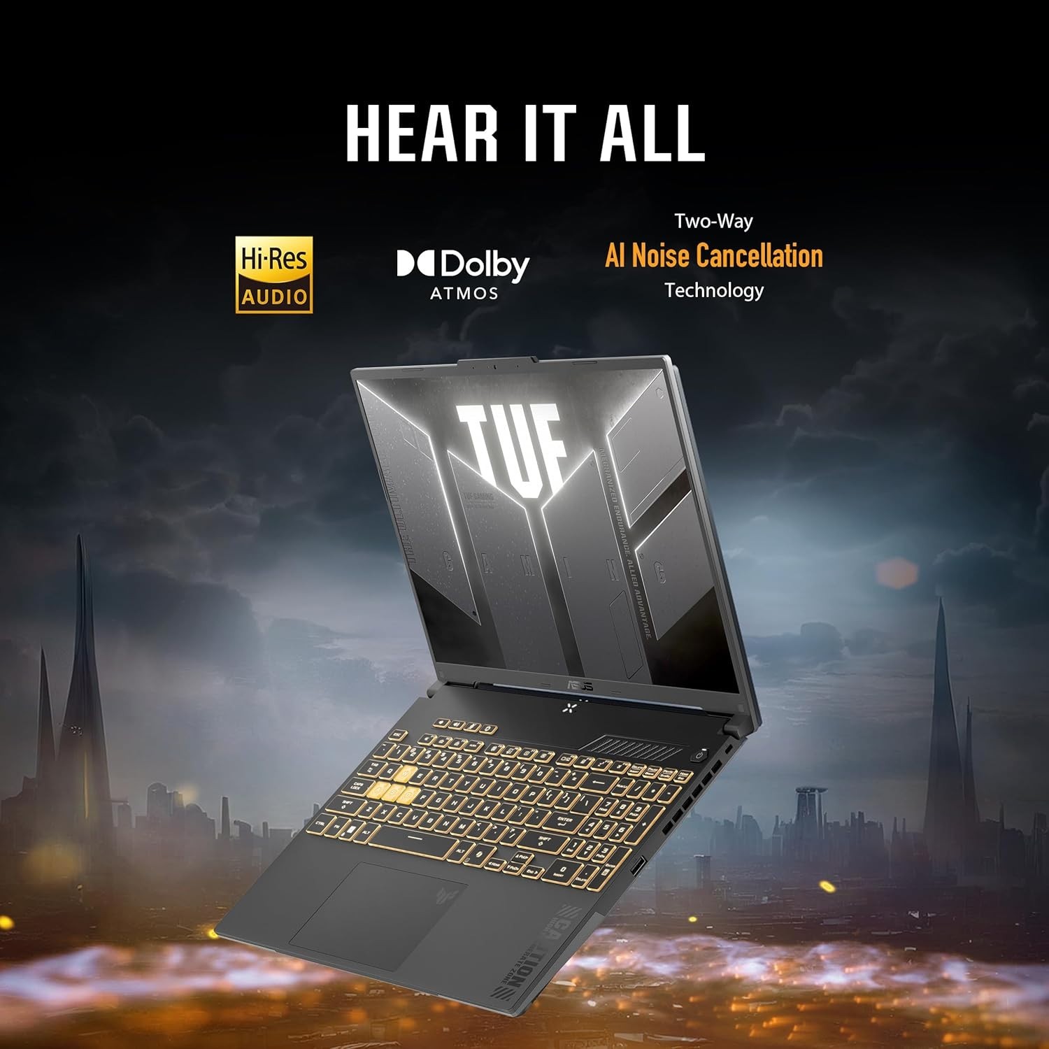 TUF Gaming F16: 16” FHD+ Gaming Laptop with RTX 4050 and Efficient Cooling