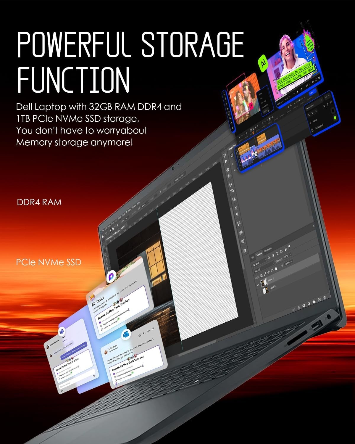 Dell Inspiron 15″ Touch Laptop computer 4.6GHz Core-i5 UpTo 64GB RAM 2TB Win11P!