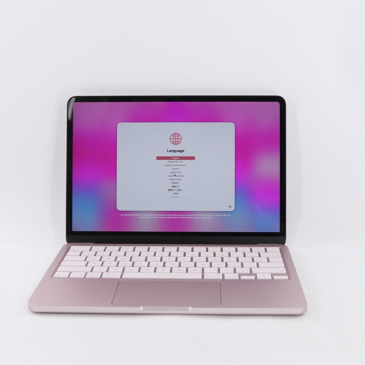 Apple MacBook A3404 13″Blush 256GB 8GB 100% Battery – Mint Condition (FPP011930)