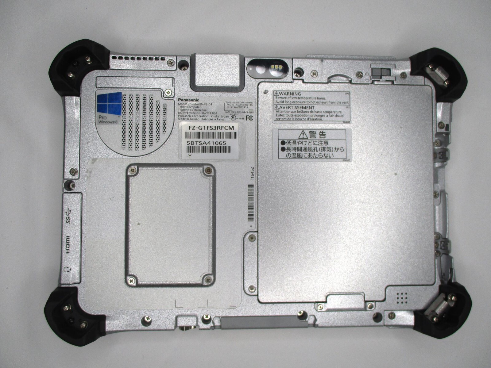 Panasonic Toughpad FZ-G1 MK2 10.1″ i5-4310U 2Ghz 8GB 256GB SSD Wi-Fi -NO STYLUS