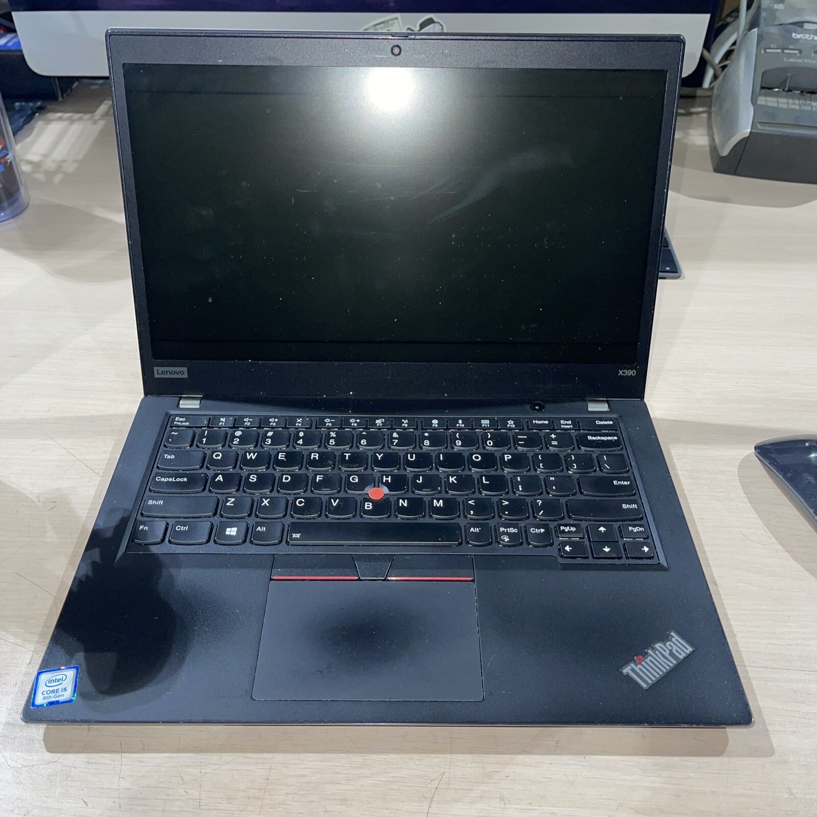 Lenovo ThinkPad X390 Intel Core i5-8265U 1.60GHZ 8GB RAM NO HD
