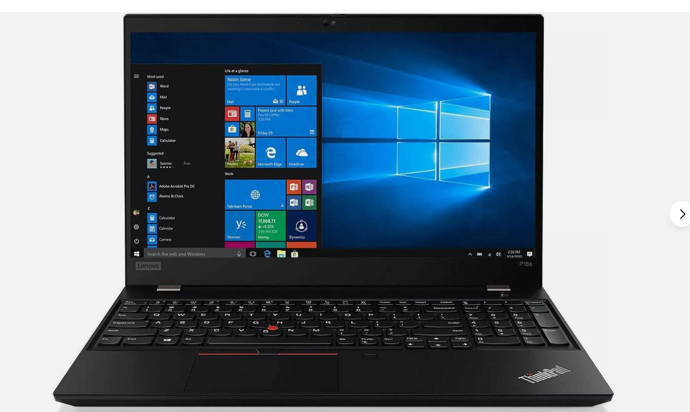 Lenovo ThinkPad P15s Gen 2i i7 3.00GHz 16GB RAM 256GB SSD- Good Refurbished
