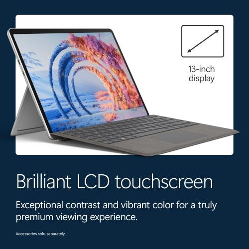 Microsoft Surface Pro 13″ Touch Snapdragon X2 Plus 16GB RAM 256GB SSD Platinum