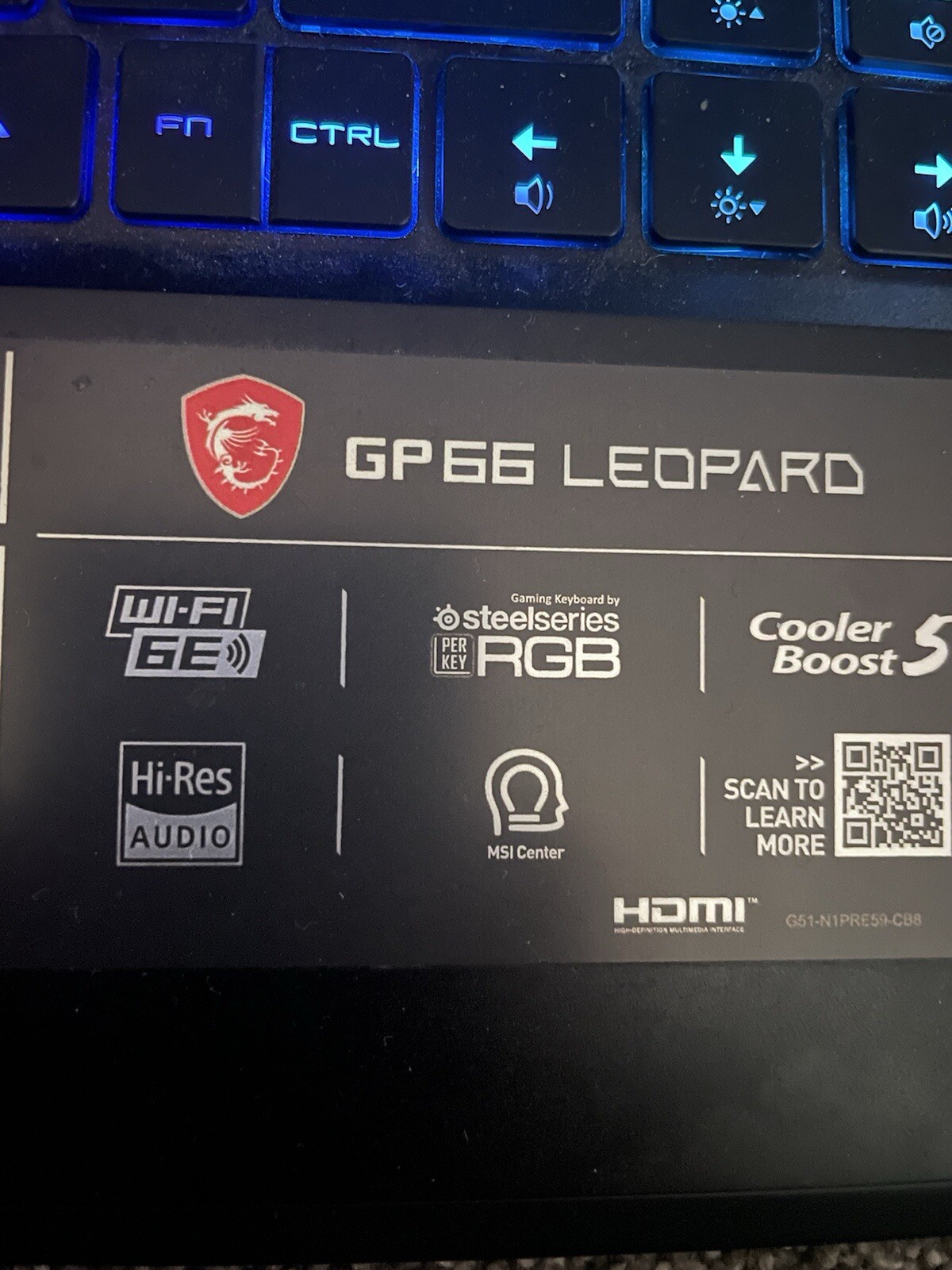 MSI GP Series Leopard 66