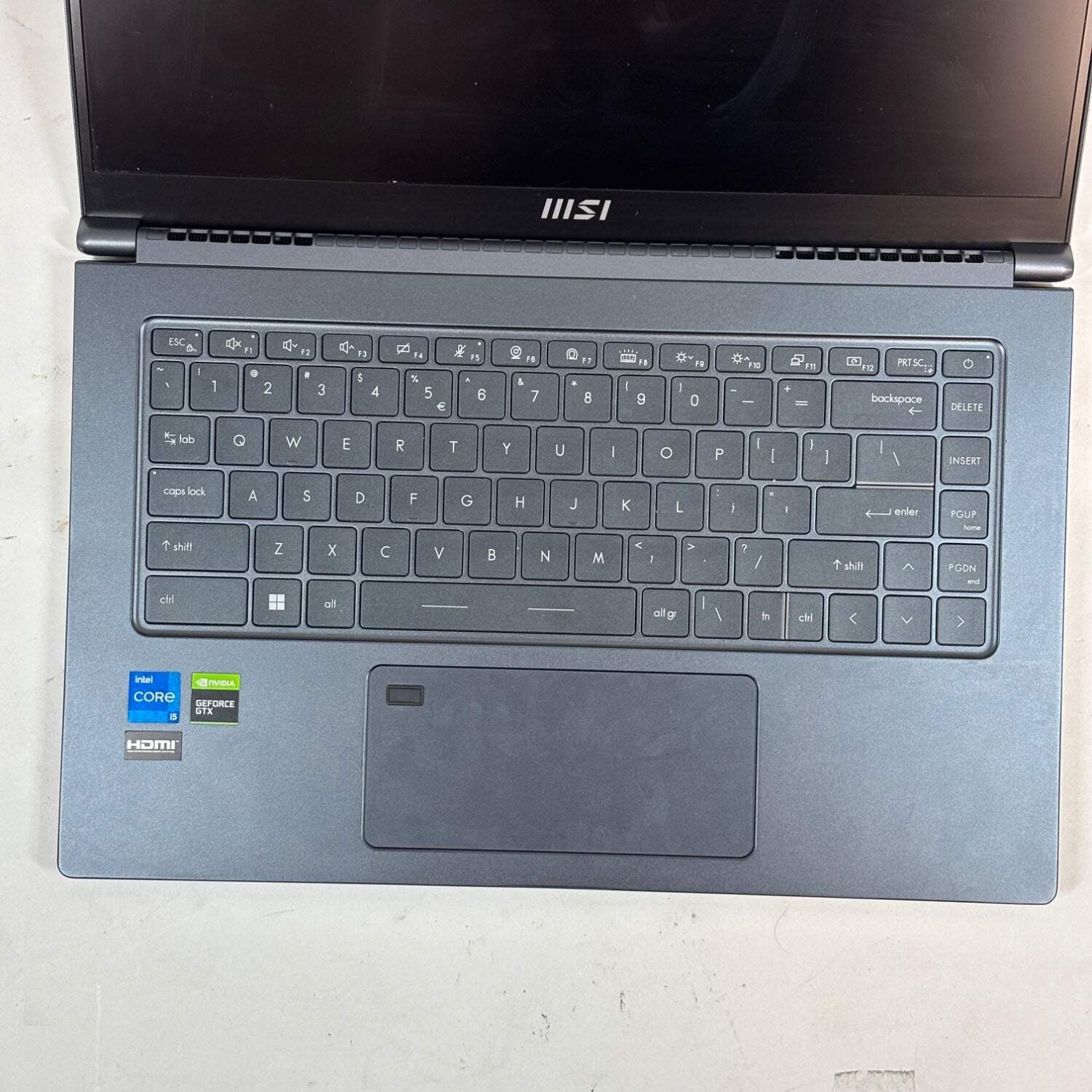 MSI Prestige 15 A12SC 15.6″ i5-1240P 16GB RAM 512GB SSD GeForce GTX 1650 Max-Q