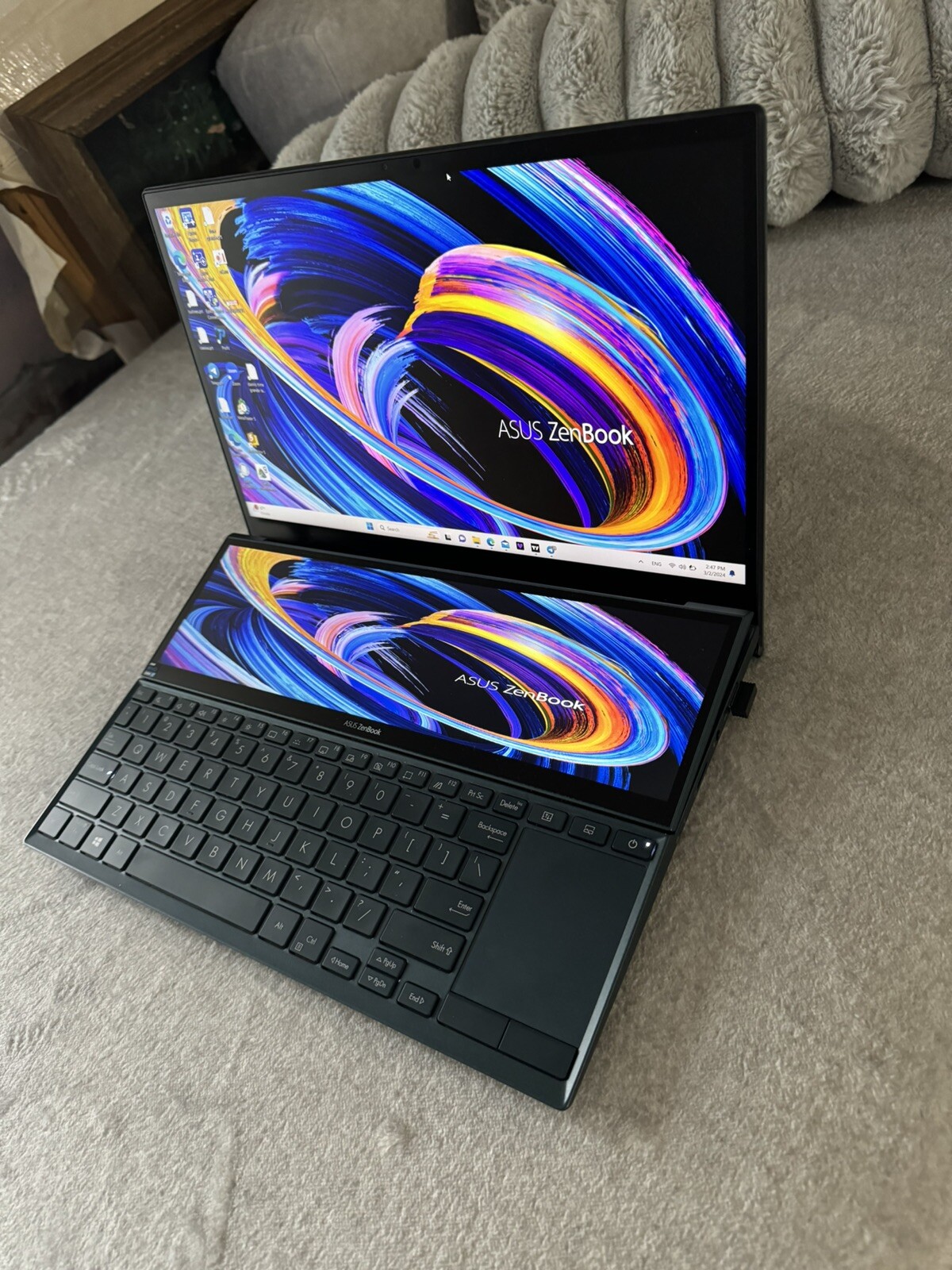 ASUS Zenbook 14″ UX482 i7-1195G7 2.9GHz 8GB 512GB Windows 11 Blue Laptop