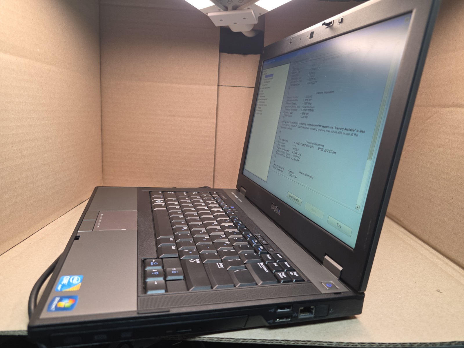 DELL LATITUDE E5410 – BOOTS TO BIOS – INTEL I5 M560 – 4 RAM – READ DESCRIP
