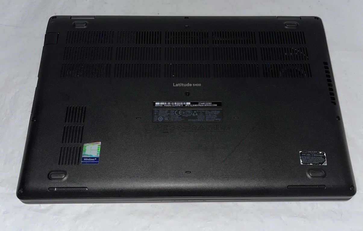 Dell Latitude 5400 14″ i7-8665U@1.9GHz, 16GB RAM, 256GB M2, Win 11 Pro *READ*