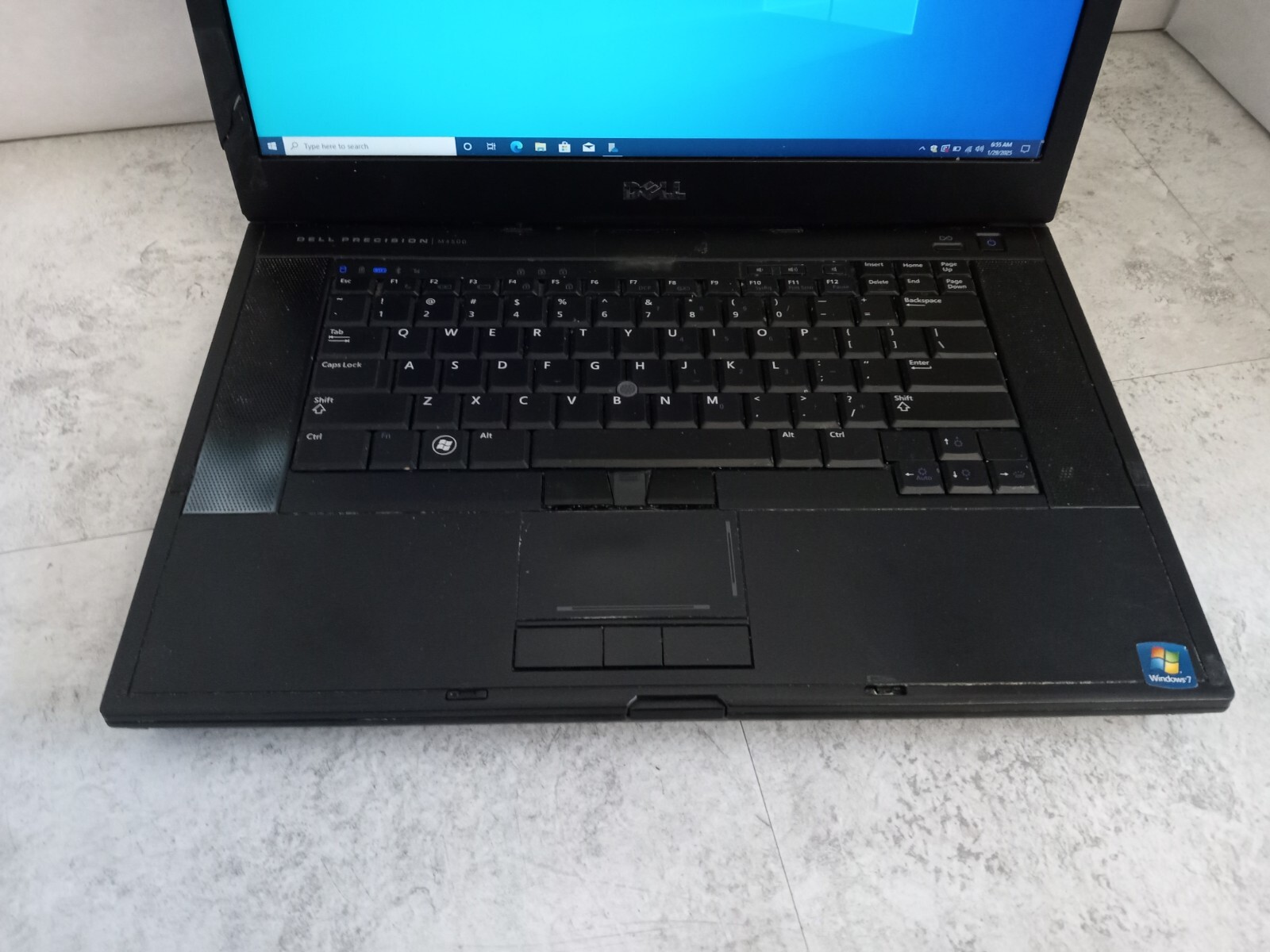 Dell Precision M4500 15″ Laptop Intel i7-840Q 8GB RAM 128GB SSD Win10 *READ* -RR