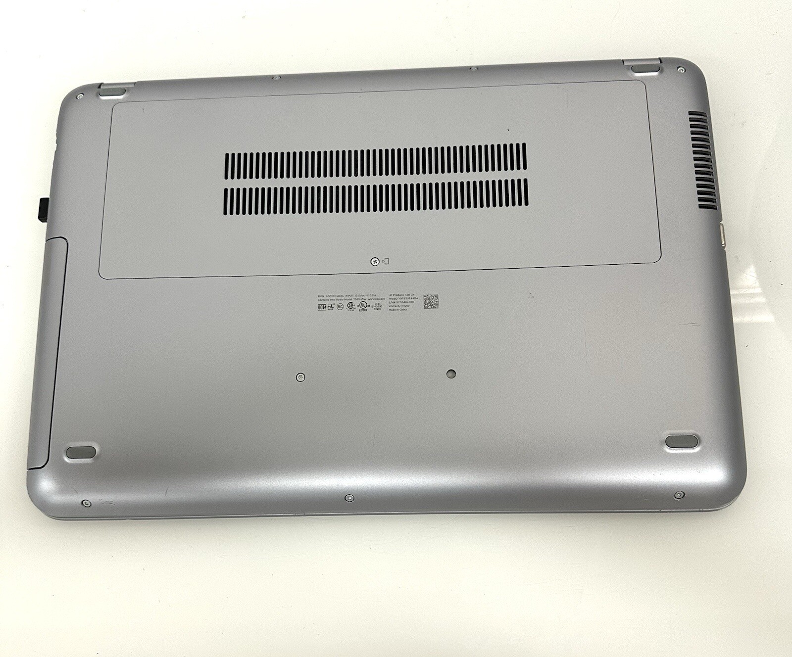 HP ProBook 450 G4 Core i5-7200U @ 2.50GHz 4.00GB RAM 256GB SSD Winsows 10Home