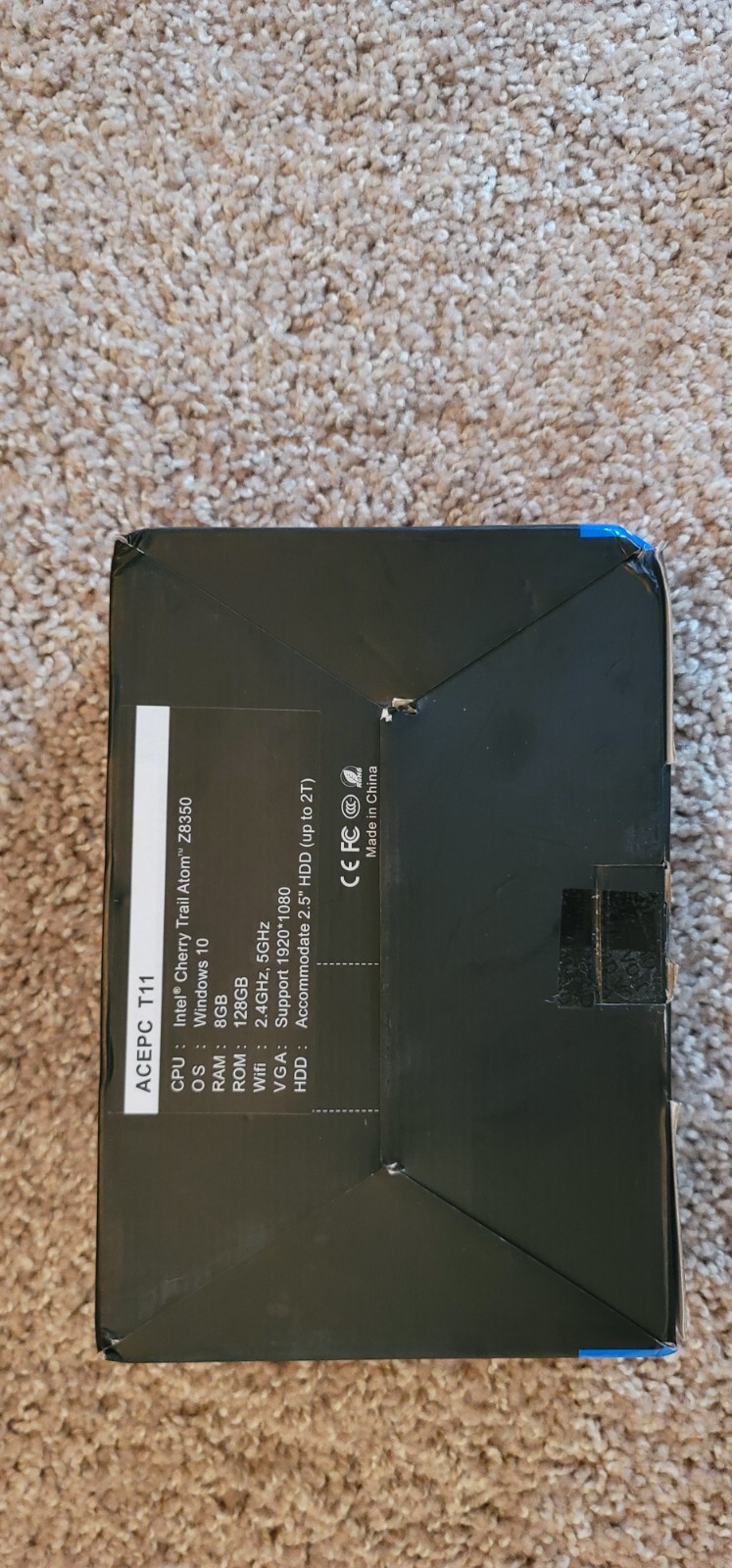 Mini PC, Windows 10 Pro Fanless Mini Computer Intel Atom Z8350 8GB DDR3/120GB eM