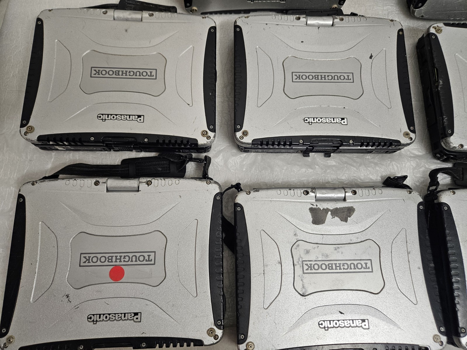 Lot Of 8 Panasonic Toughbook CF-19, i5-3610ME @ 2.7GHz, Tested Grade C