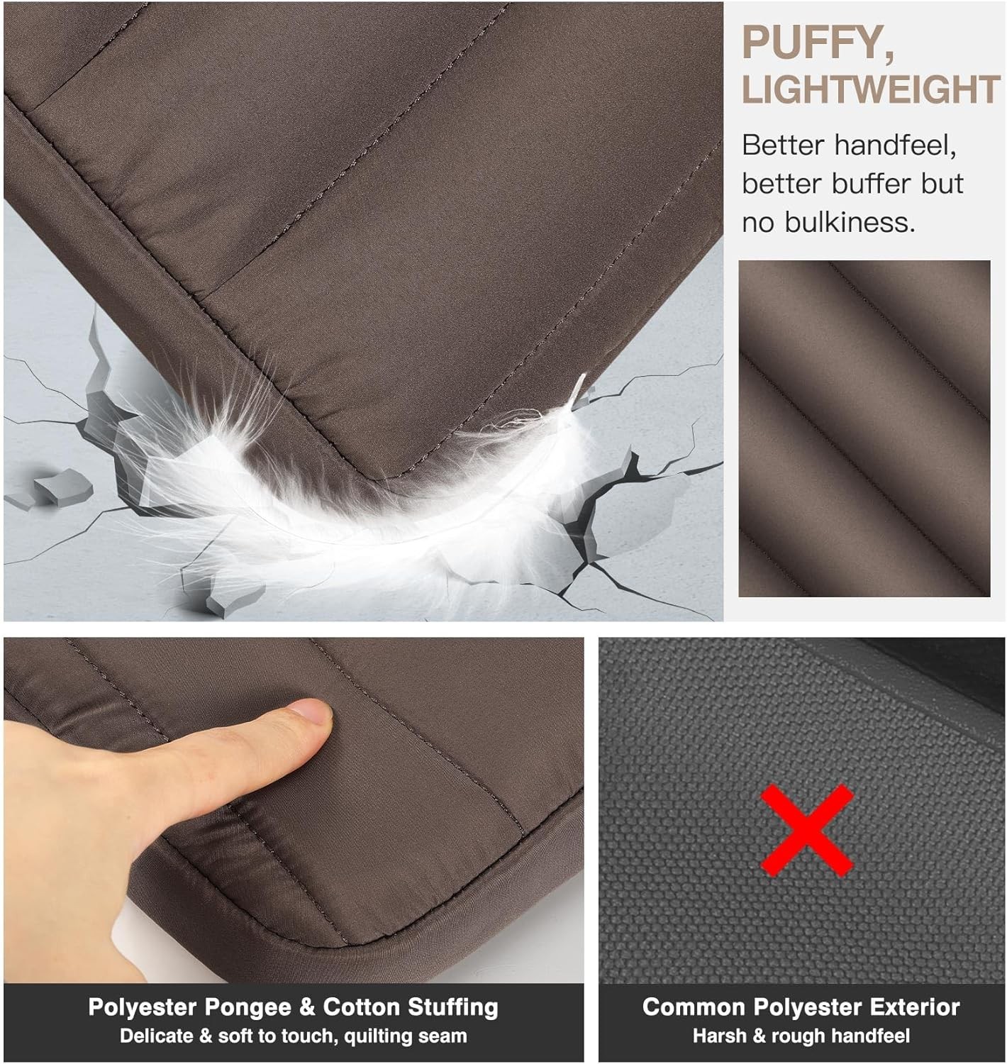 13-14 Inch Puffy Laptop Sleeve Fit with New Mac Neo A18 Pro, Mac Pro M5 14″ 2026