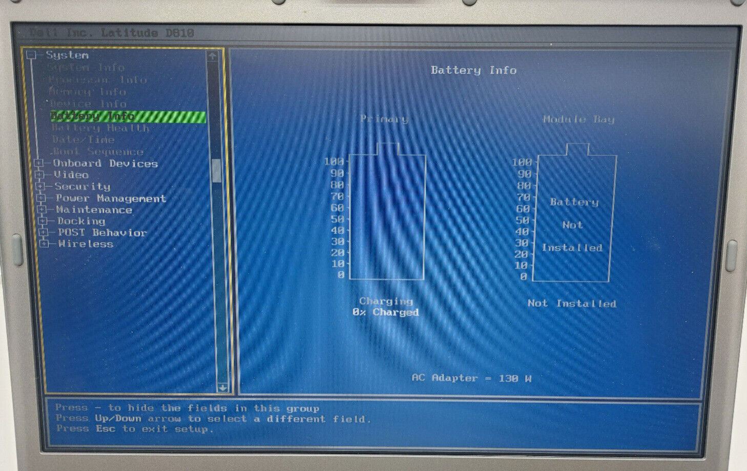 Vintage-Dell Latitude D810 Pentium M 1.73 GHz 512MB RAM 40GB HDD Windows XP Pro